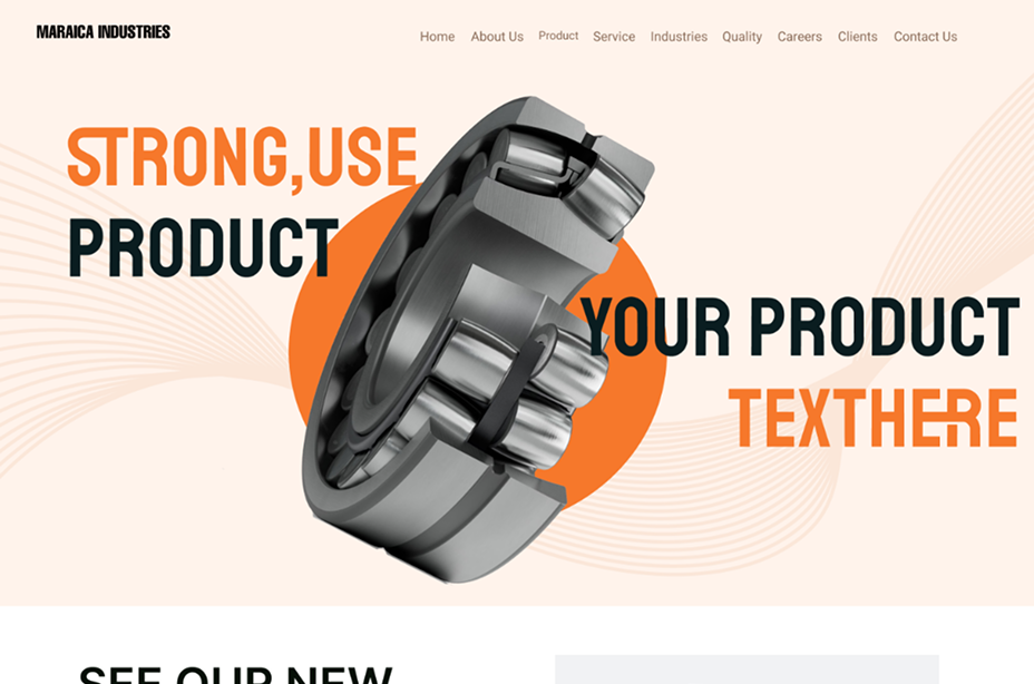 Business website development sample